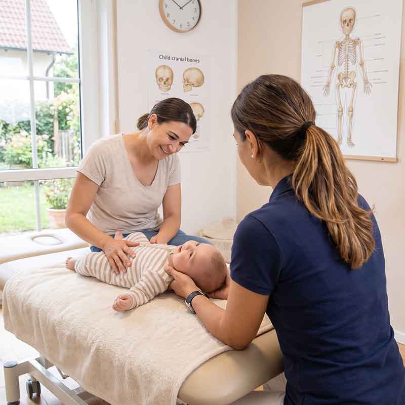 Osteopathie für Babys & Kinder